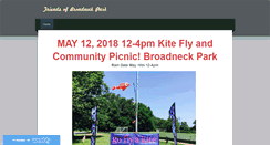 Desktop Screenshot of friendsofbroadneckpark.com